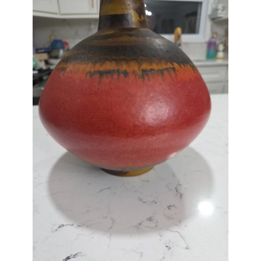 Mid-Century Alvino Bagni for Raymor Multicolor Italian Modernist Pottery